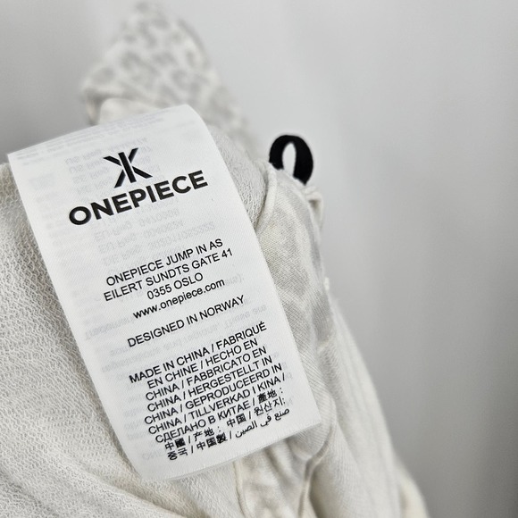 OnePiece Jumpsuit Original Leopard Sleeveless V-Neck Drawstring Waist Size XS - Picture 6 of 7